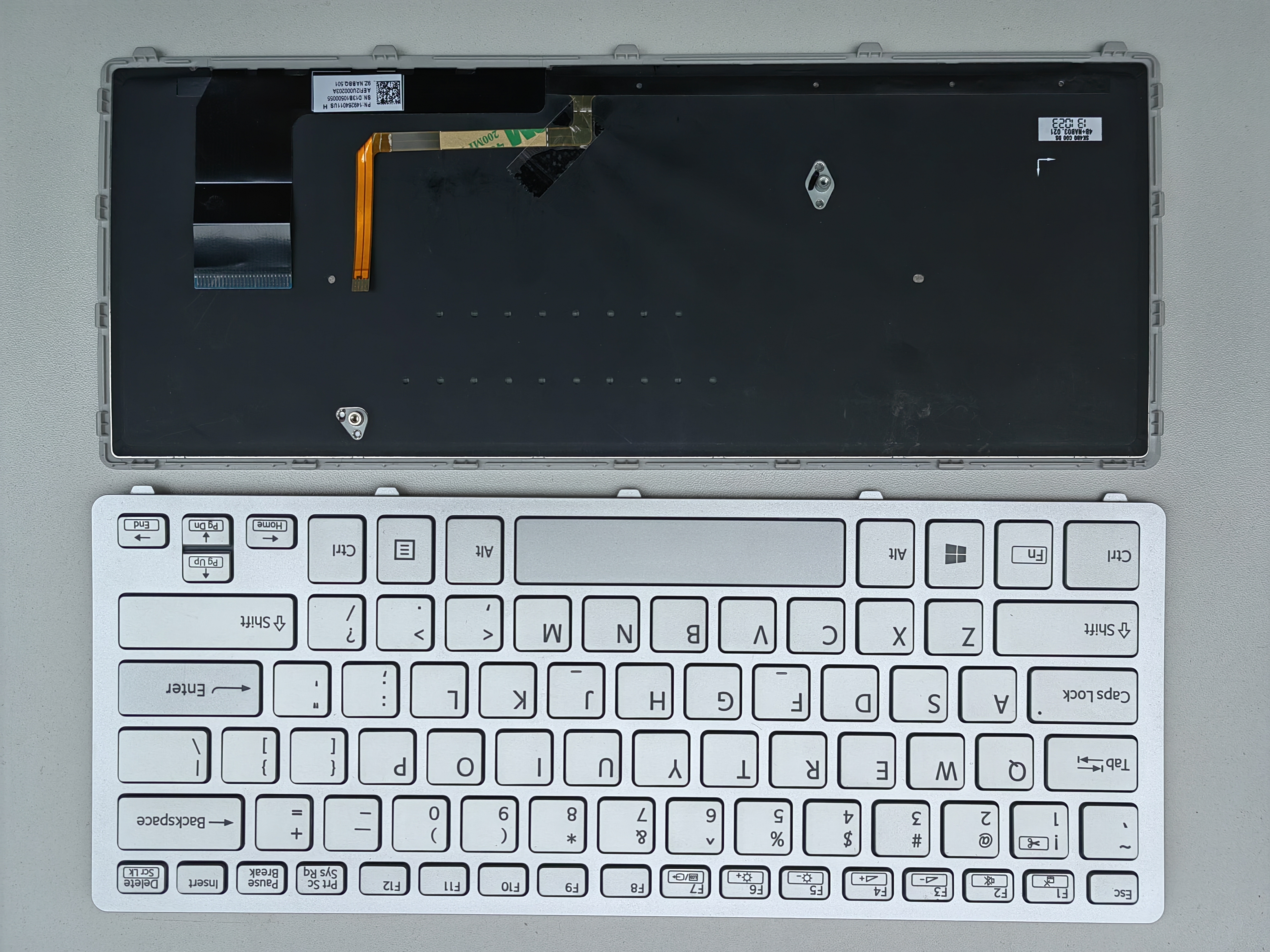 Picture of New Replacement Laptop Keyboard For SONY SVF14N SILVER FRAME BLACK Backlit US Layout